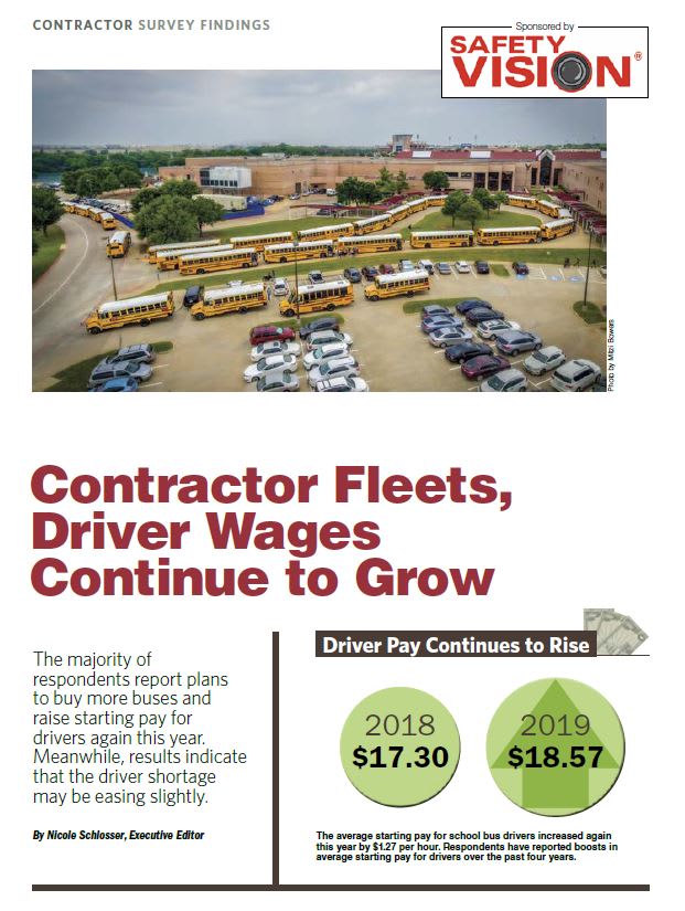 Contractors Survey 2019 | School Bus Fleet