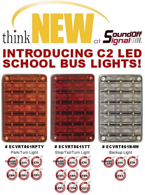 Bus Rcl Light Rectangular LEDs | School Bus Fleet