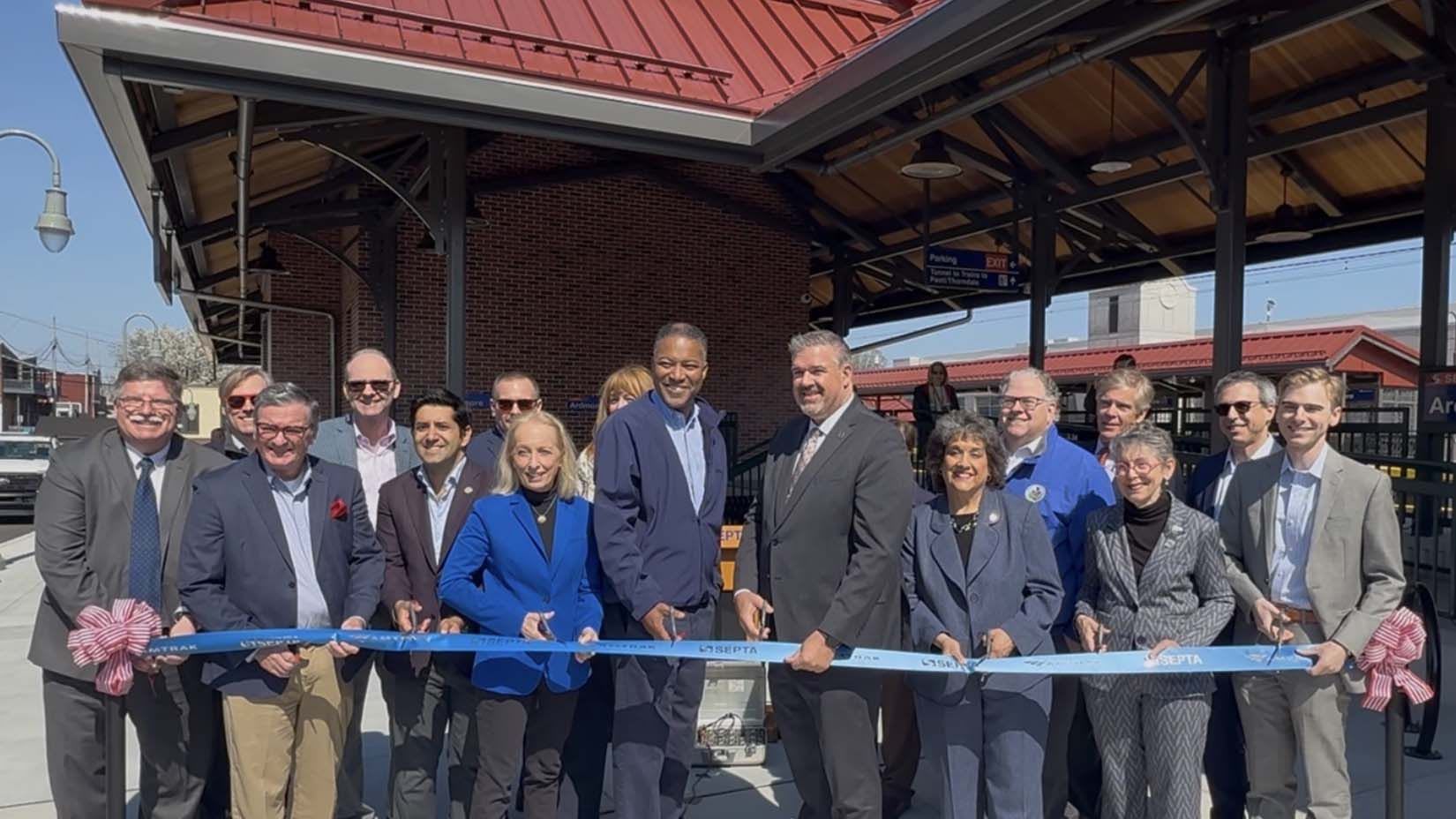 Philadelphia's SEPTA Celebrates New Ardmore Station