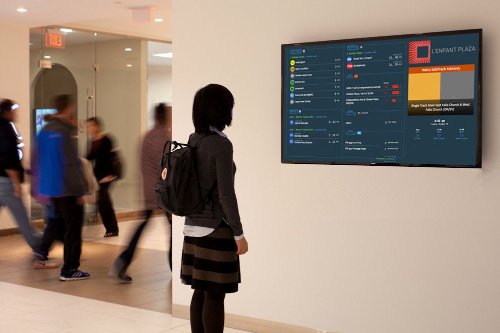 Transit System Computer Screen TransitScreen, MobilityData launch new open data initiative | Metro