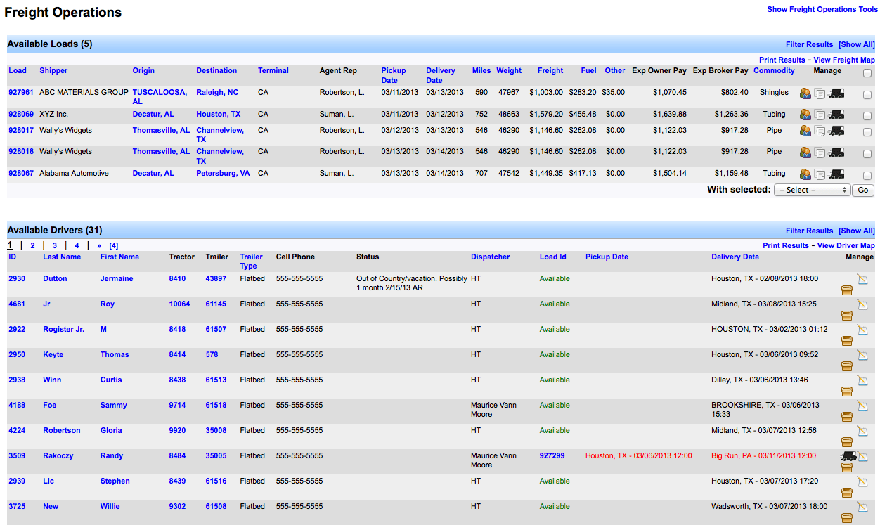 Loading Management's Software Management Software Designed for Small Business | Heavy Duty Trucking