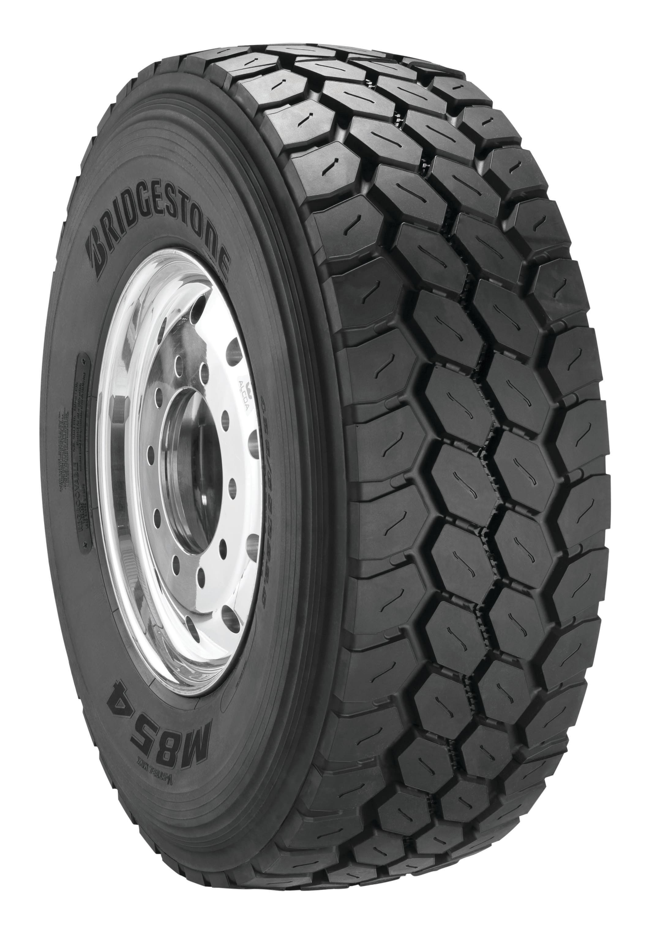 M154 Bridgestone Introduces New M854 Wide Base All-Position Tire | Heavy ...
