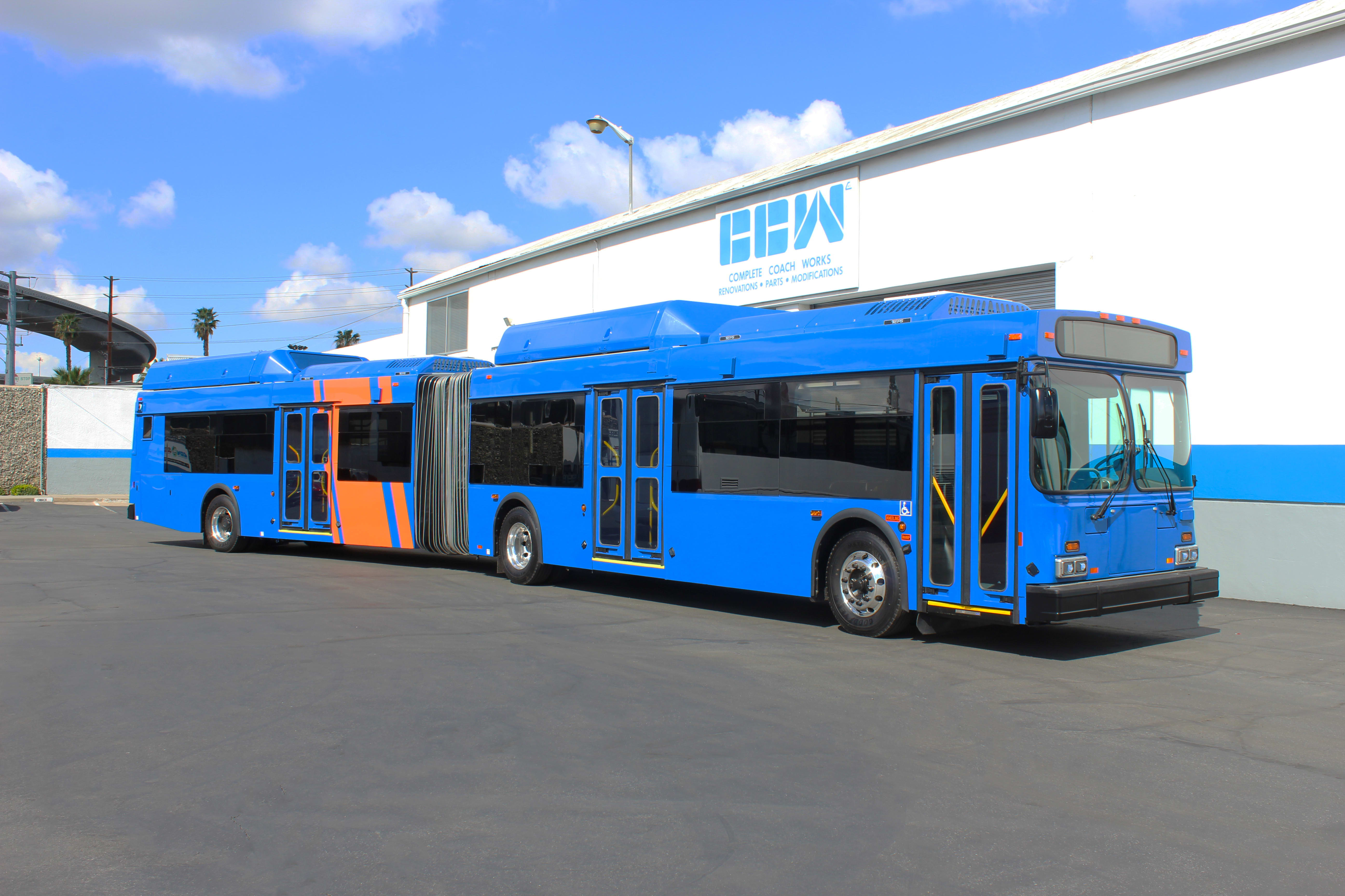 CCW Completes Nation’s First 60-Foot Bus Rehab to Battery Electric | Metro