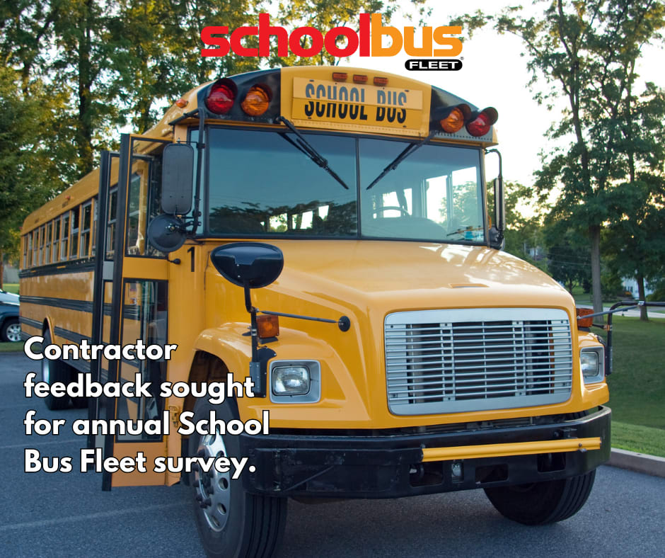 SBF Survey Seeks Contractor Feedback | School Bus Fleet