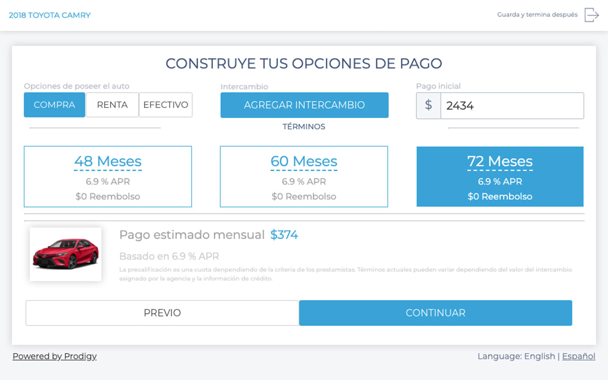 Prodigy Auto Prodigy Releases Spanish Version of Online Platform | F&I and Showroom