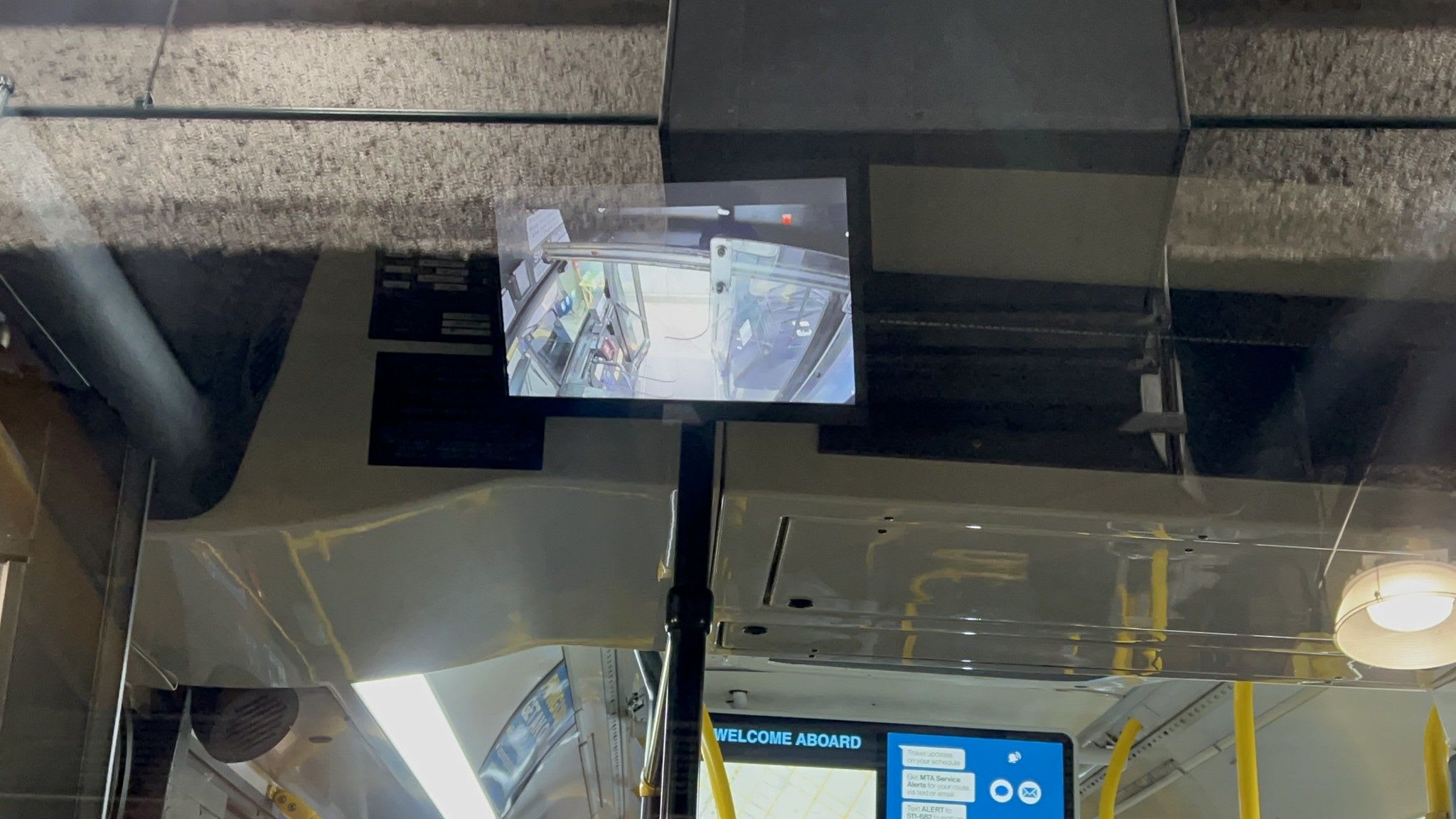 Vision Bus Screen New York City Transit Unveils Security Monitor Screen Bus Pilot | Metro
