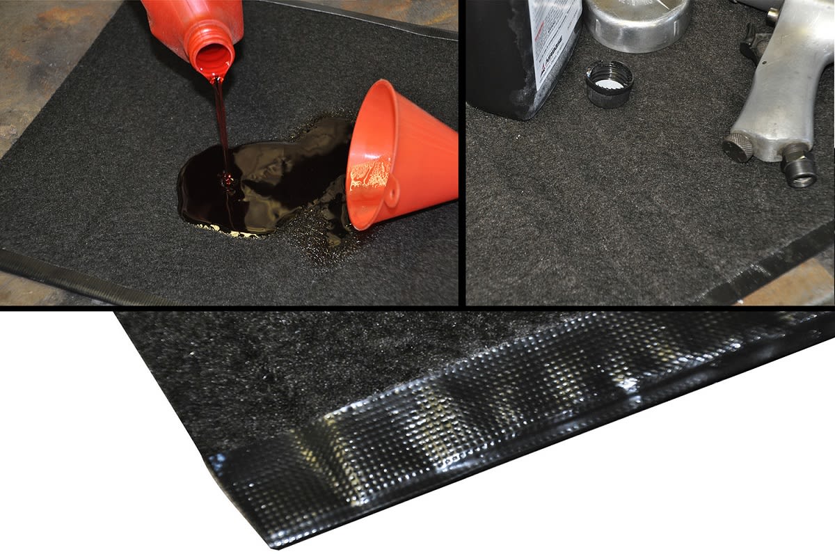 DEI’s Oil Rug Keeps Work Areas Clean | Heavy Duty Trucking