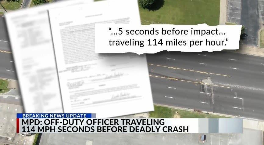 Off-Duty Memphis Officer Driving 114 mph Before Fatal Crash | Police ...