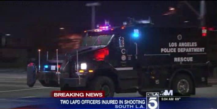 Two LAPD Officers Shot At, Three Detained in Search for Gunmen | Police ...