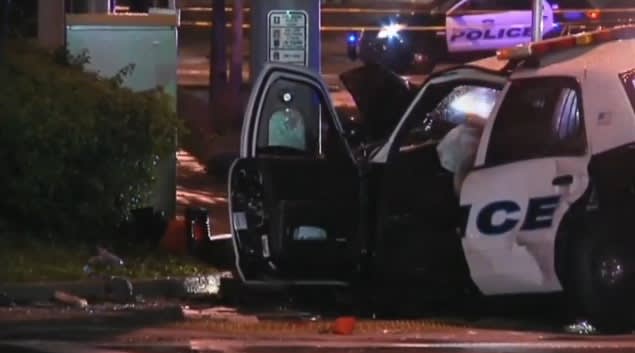 Video: Florida Officer Critically Injured in Patrol Car Crash | Police ...