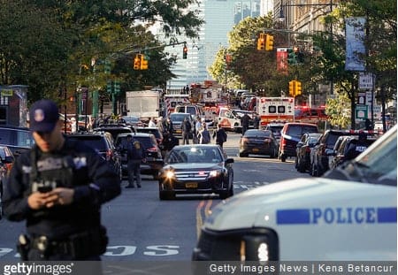 6 People Killed by Truck Attack in NYC, Driver Shot by Police | Police ...