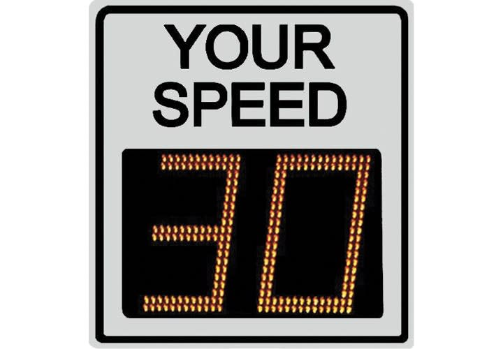 Counting Speed Sign TC-600 Speed Display Sign | Police Magazine
