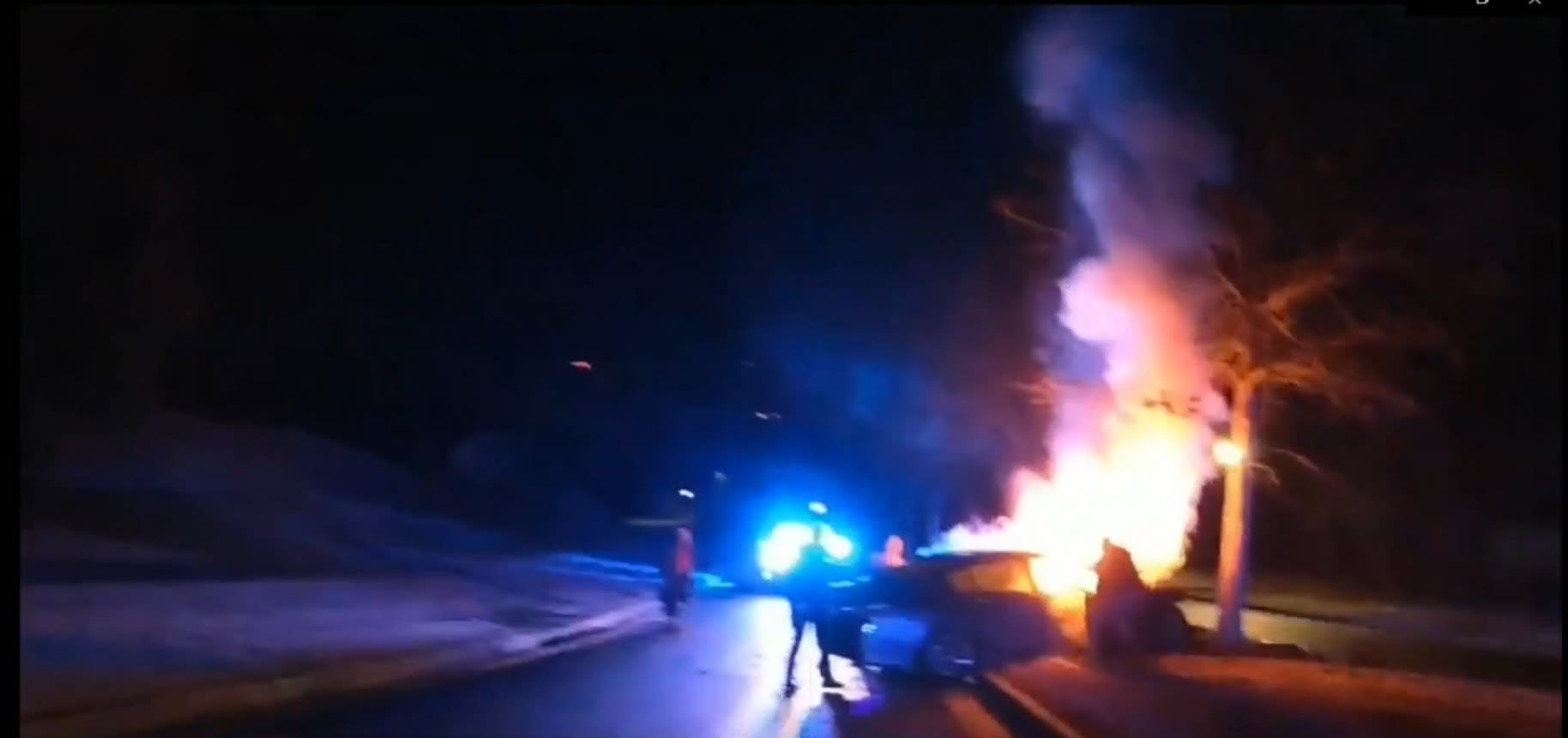 GA Officers Rescue 2 People from Burning Car | Police Magazine