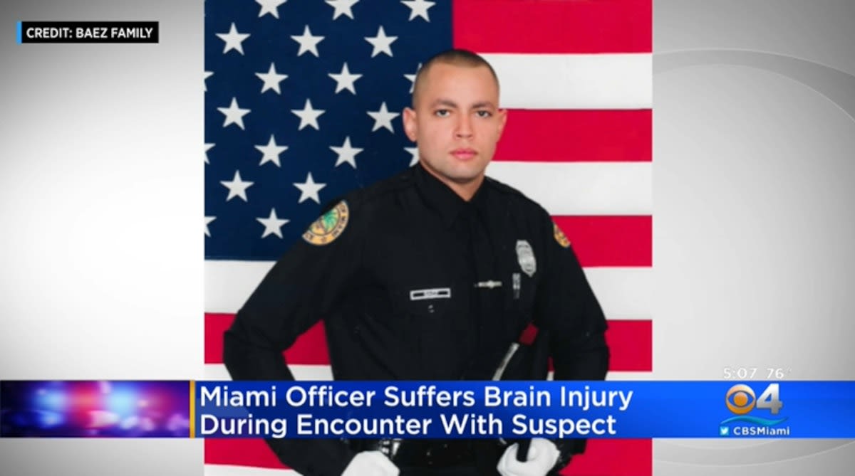 Miami Officer Recovering from Brain Surgery After Skull Fractured in ...