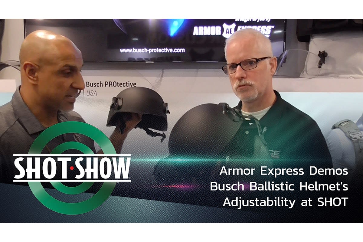 (Video) Armor Express Demos Busch Ballistic Helmet's Adjustability at ...