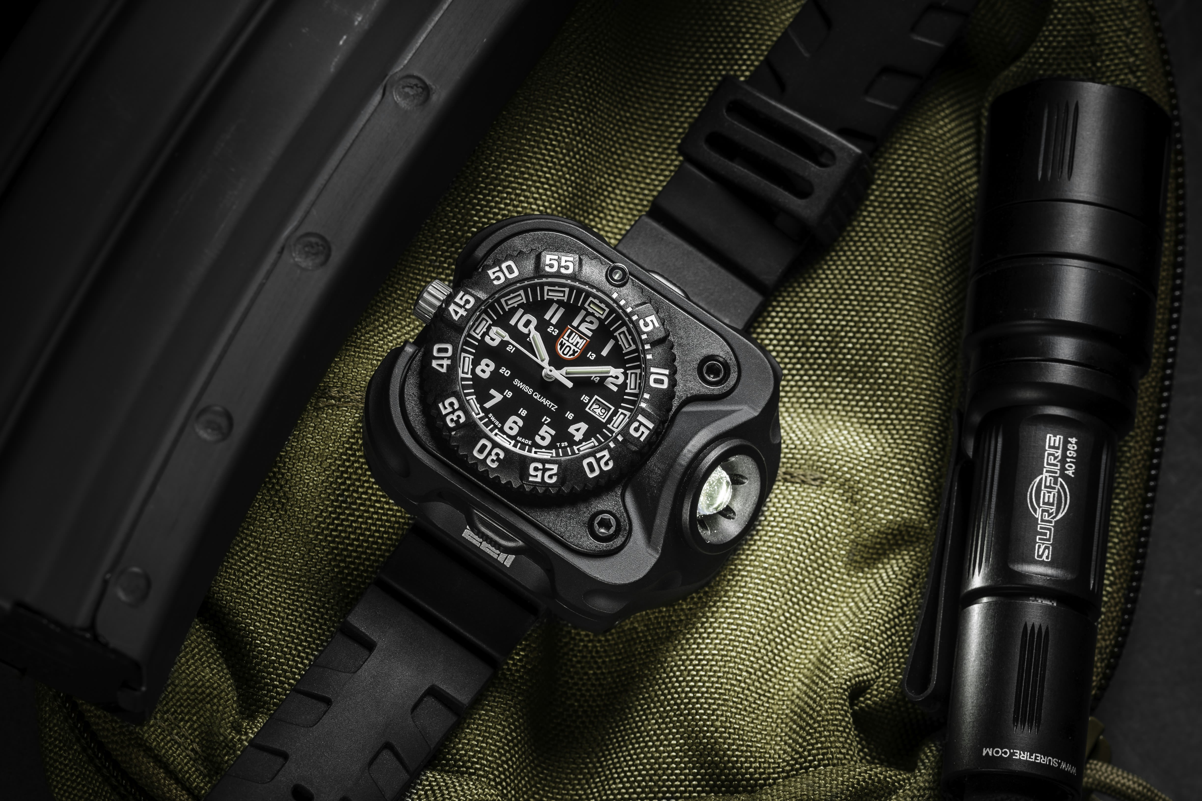 SureFire 2211 Luminox WristLight Features 300 Lumens, Integral