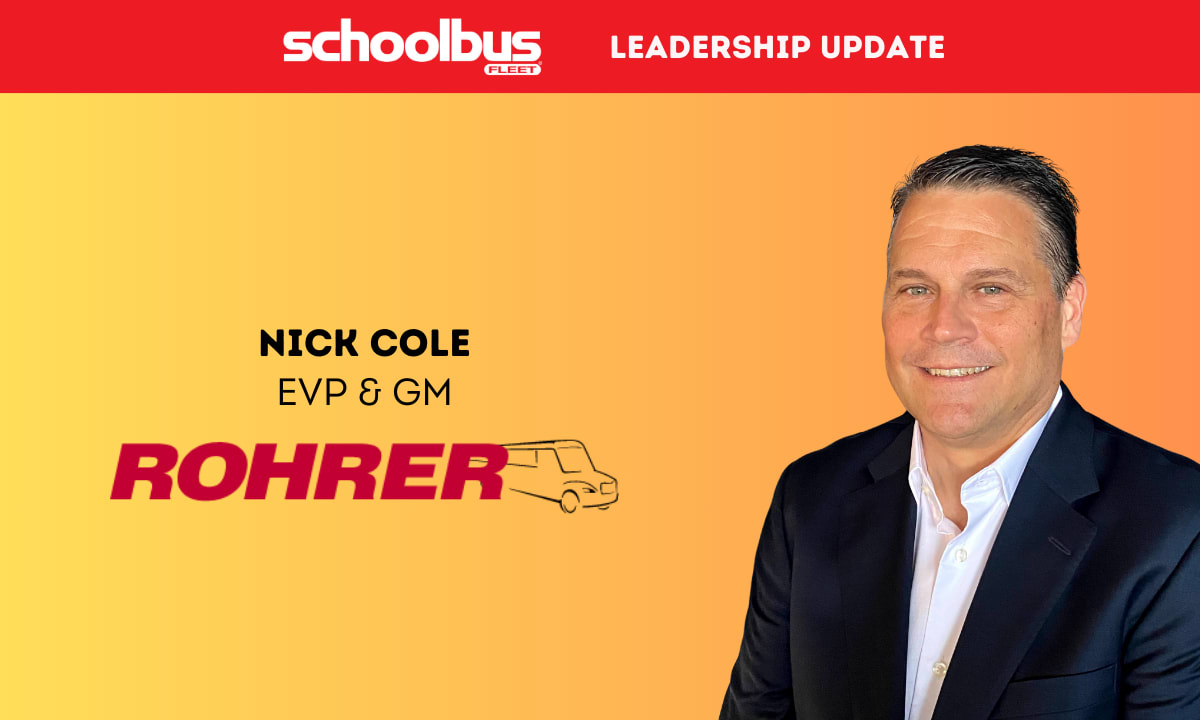 Nicholas Rohrer Rohrer Bus Sales Appoints Nicholas Cole Executive Vice President ...