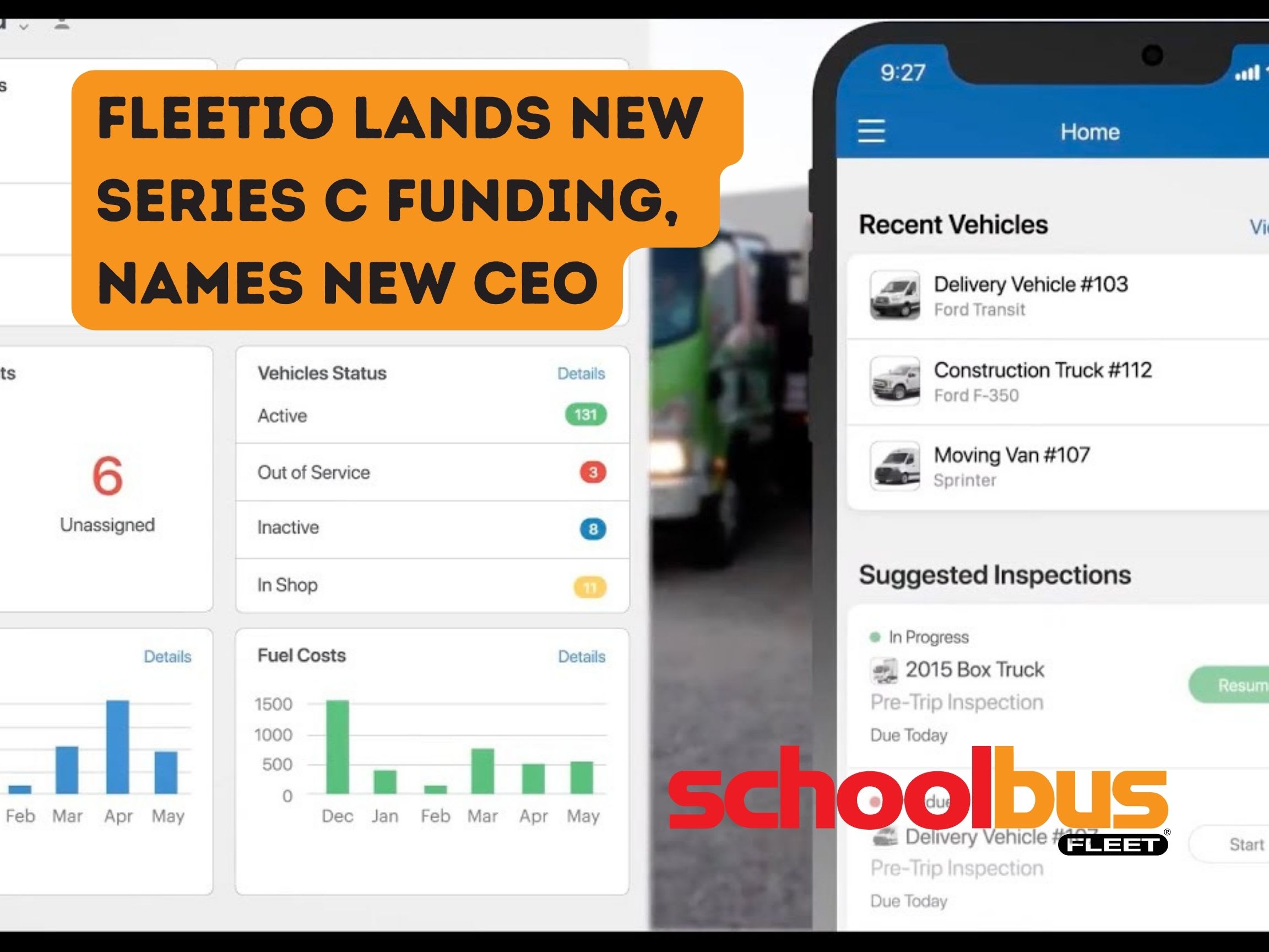 Fleetio Funding Arrives and a New CEO Takes Helm | School Bus Fleet
