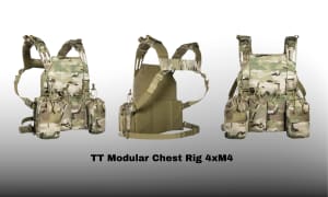 Tasmanian Tiger Launches Modular Chest Rig 4xM4 & Modular Chest